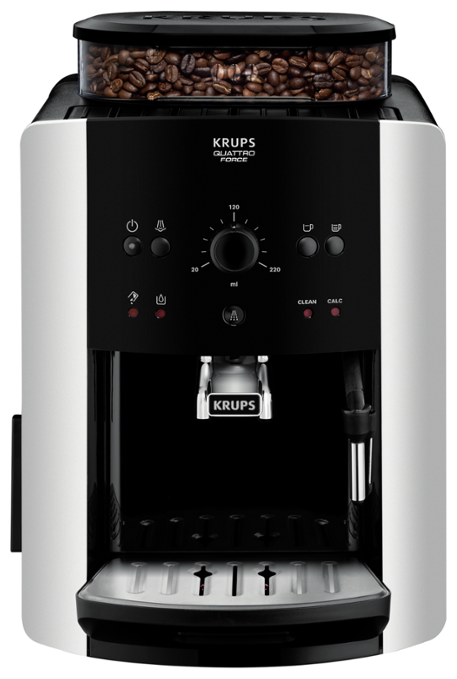 Кофемашина Krups EA8118 Arabica, черный/серебристый - фотография № 7