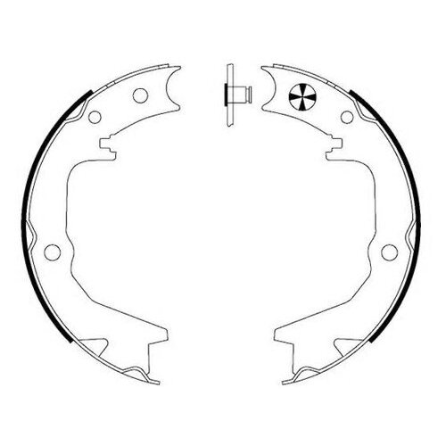 фото Комплект колодкок стояночного тормоза textar 91062900 для chrysler sebring; dodge stratus; hyundai santamo; mitsubishi 3000 gt,