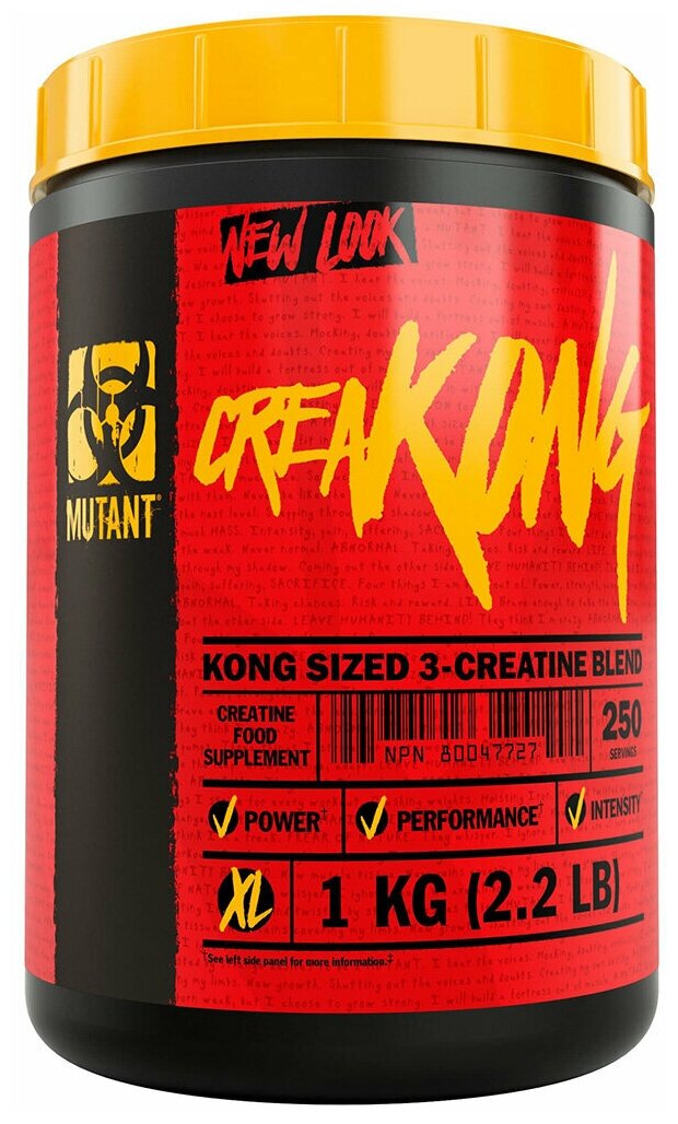 Креатин для спортсменов Mutant Creakong 2,2 lb (1000g)