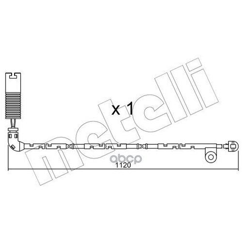 Датчик Износа Торм. Колодок Land Rover/Range Rover -12 Задн. Metelli арт. SU156