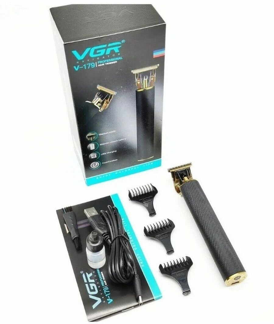 Триммер для бороды и усов VGR Professional V-179, черный - фотография № 12