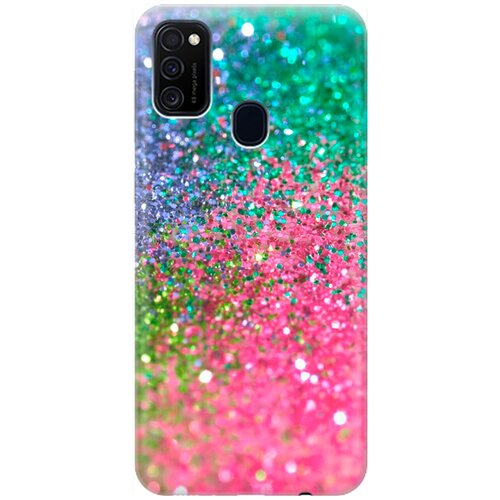 фото Силиконовый чехол на samsung galaxy m21 / m30s / самсунг м21 с принтом "магические блестки" re:pa