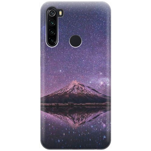 фото Силиконовый чехол на xiaomi redmi note 8t / сяоми редми ноут 8т с принтом "гора и звездное небо" gosso