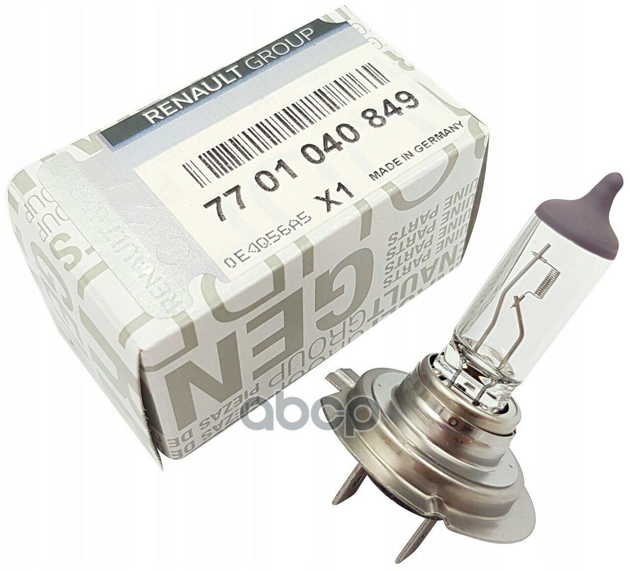 фото Лампа 50Вт, 12В (Галог) [Org] RENAULT арт. 7701040849