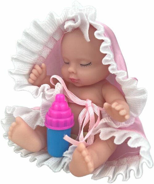 Кукла Пупс для девочки в конверте с бутылочкой в шаре