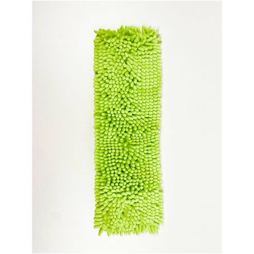 Насадка на швабру микрофибра длинный ворс лапша зеленая 41х12см