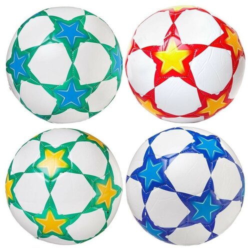 Футбольный мяч Junfa 22-23 см. L398 мяч футбольный с желтыми звездами 22 23 см junfa toys [l398 желтыезвезды]
