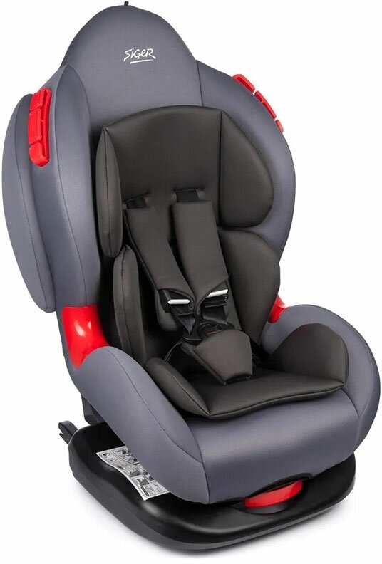 Автокресло Siger 'Кокон ISOFIX', маренго, гр. I/II, 9-25 кг, 1-7 лет , KRES3590