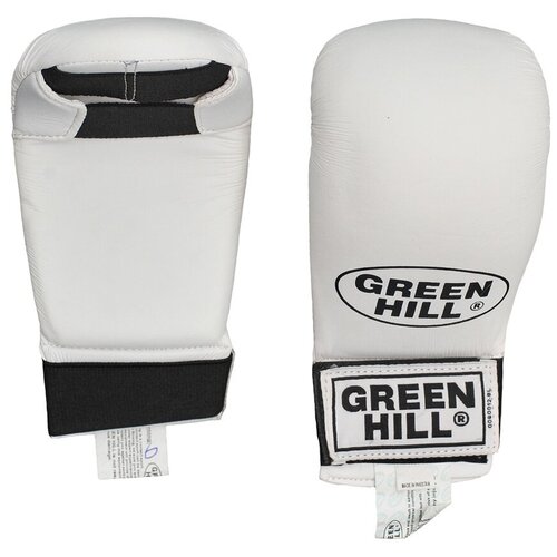 фото Тренировочные перчатки green hill cobra kmc-6083 для карате белый s