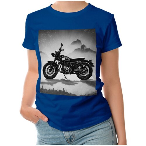 фото Футболка roly, размер l, синий