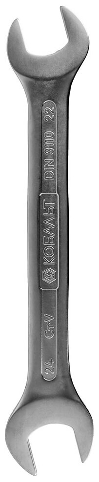 Рожковый ключ 22 x 24 мм (Cr-V, подвес) кобальт 248-146