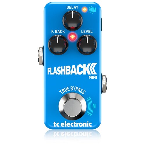 TC ELECTRONIC Flashback 2 Mini Delay напольная гитарная эффект педаль в уменьшенном корпусе, дилей tc electronic flashback triple delay гитарная педаль эффекта задержки