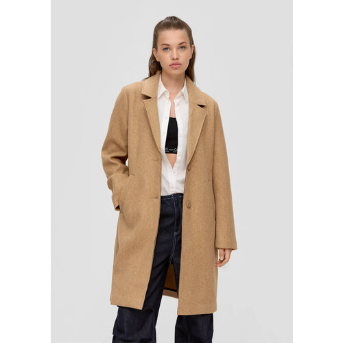 фото Пальто q/s by s.oliver, размер s, коричневый