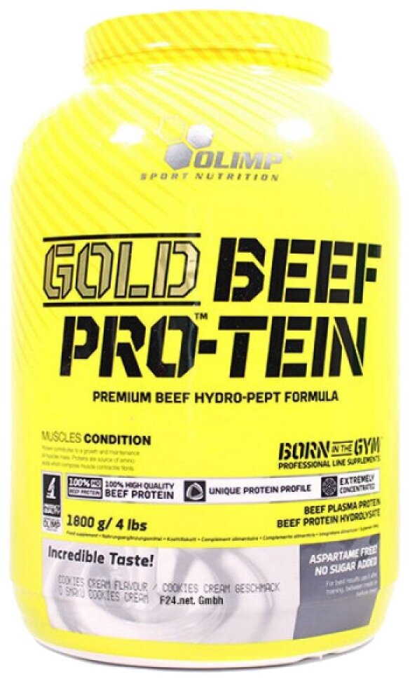 Olimp Sport Nutrition Gold Beef Pro-Tein печенье-крем 1800 г.