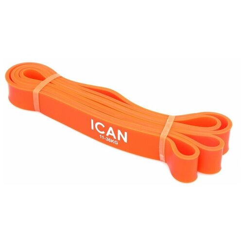 фото Эспандер многофункциональный ican ei-101 ленточный, 11-36 кг, 208х2,9 см, оранжевый