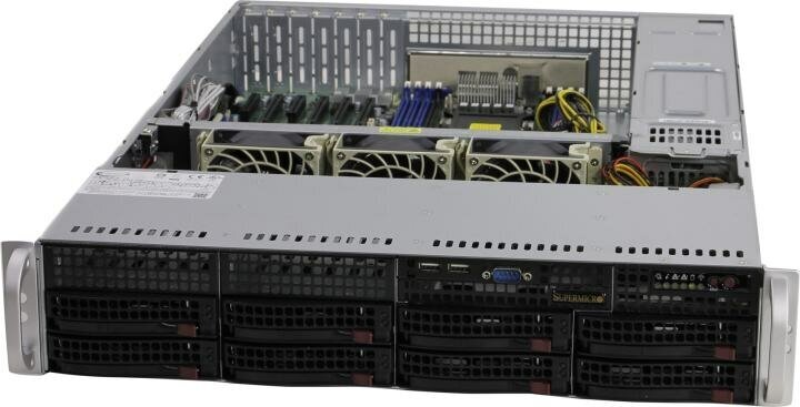 Сервер в корпусе высотой 2U Никс Z0552115 Xeon Silver 4210/128 ГБ/1 x 128 Гб SSD/Aspeed AST2500