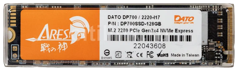 128 ГБ SSD M.2 накопитель DATO DP700 [DP700SSD-128GB]
