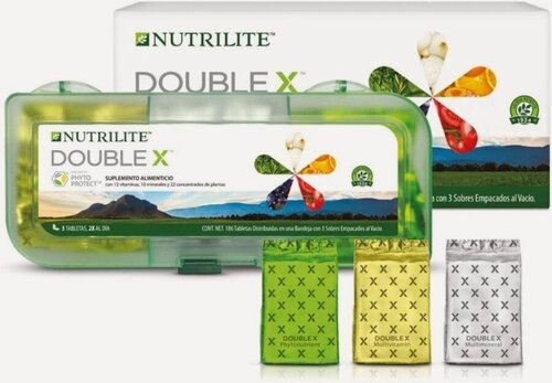 Изображение товара NUTRILITE DOUBLE X с витаминами, минералами и фитонутриентами, 186 таб.