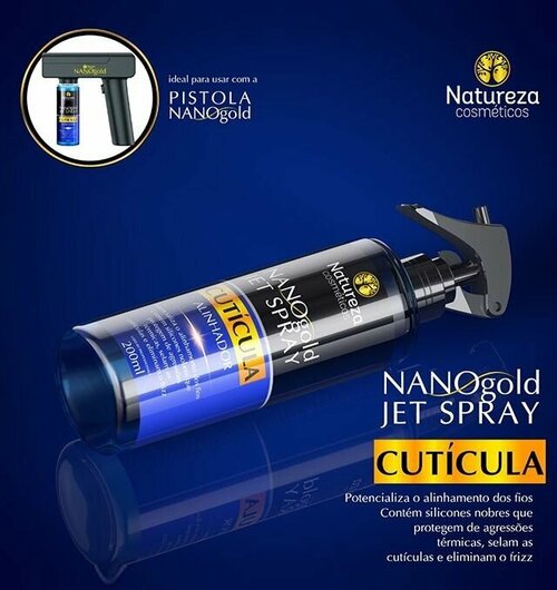 Термозащита Natureza NANOgold Jet Spray Cuticula 200 мл