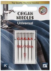 Иглы для швейных машин стандарт, (в блистере) Organ №80, 5 шт. арт. 4964832150806