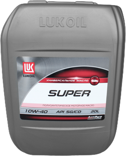 LUKOIL Масло Моторное Lukoil Супер Полусинтетическое 10W-40 Sg/Cd 20Л.