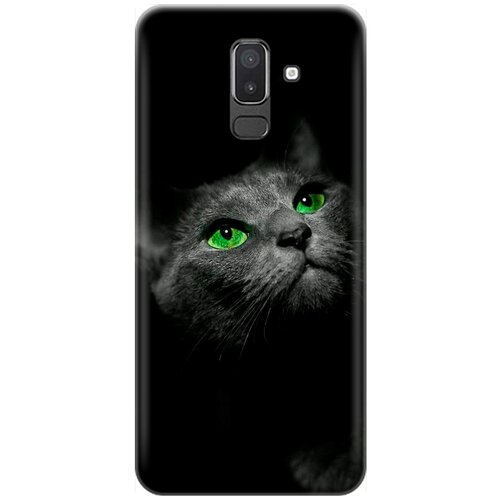 RE: PA Накладка Transparent для Samsung Galaxy J8 (2018) с принтом Зеленоглазая кошка re pa накладка transparent для samsung galaxy a02s с принтом зеленоглазая кошка