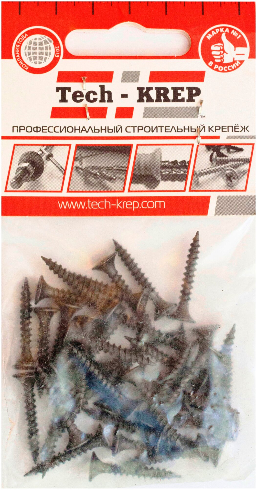 Tech-KREP Саморез 3.5х25 гипсокартон-металл (уп.40шт) пакет Tech-Krep 102378
