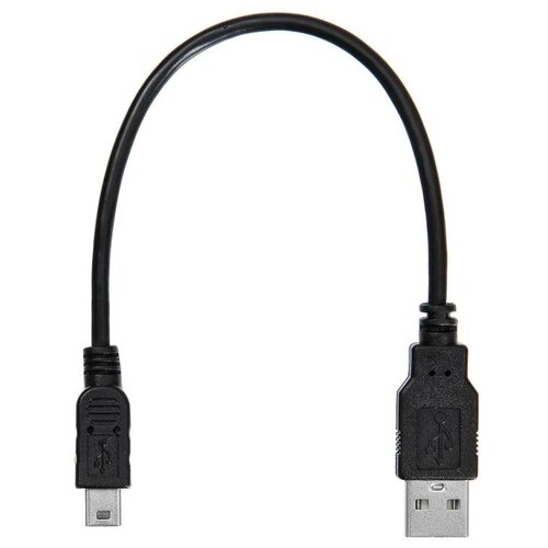 Кабель Buro 359900 OTG USB A(f) mini USB B(m) 0.2м черный
