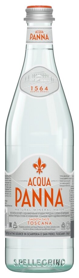 Минеральная вода Acqua Panna Toscana, без газа, 0,75 л стекло без газа