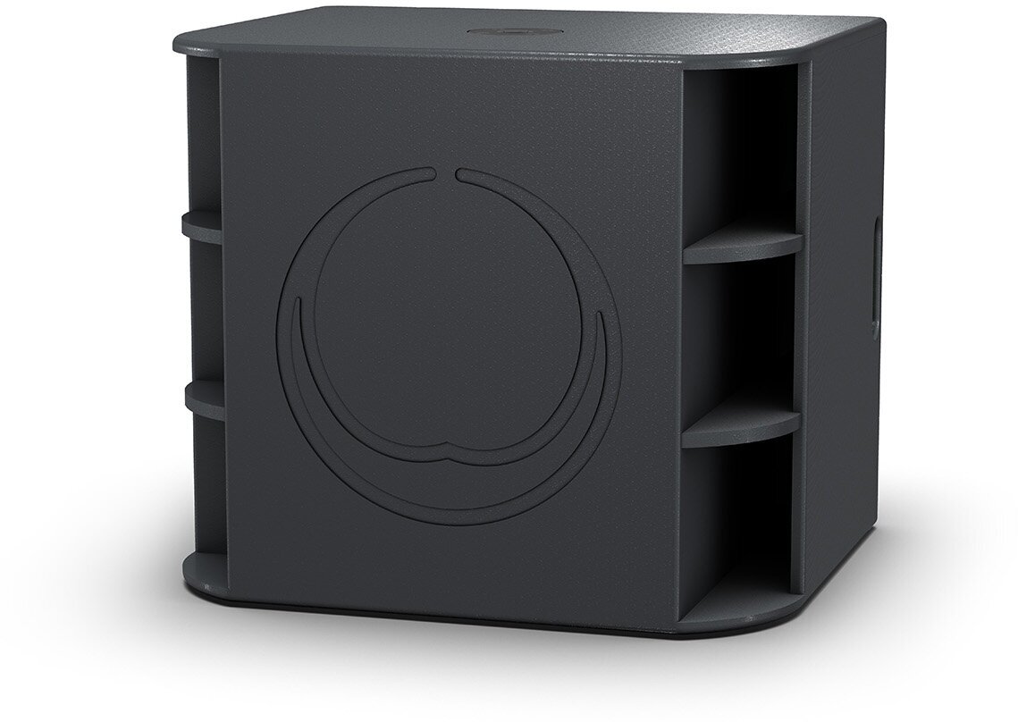 Turbosound MILAN M18B активный сабвуфер, 18", 2200Вт макс, 30–150Гц -10дБ, 134дБ SPL, берёзовая фанера, колёса