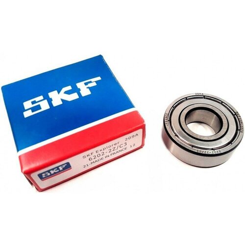 подшипник 6202 zz 15 35 11 skf Подшипник SKF барабана для стиральной машины Indesit 6202-2Z 15x35x11мм Профи сервисный для СМА