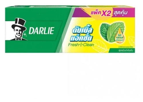 Зубная паста Darlie Fresh and Clean Свежее дыхание, двойная сила 2 тубы по 150г.