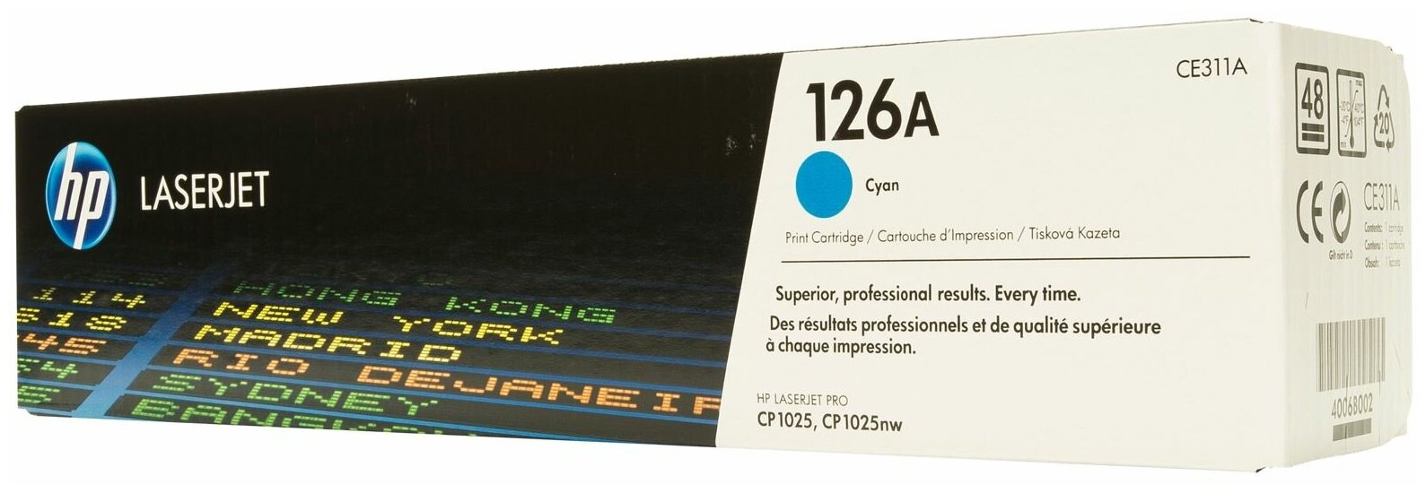 HP Картридж HP CE311A №126A для принтера CP1025/1025nw голубой - фотография № 19