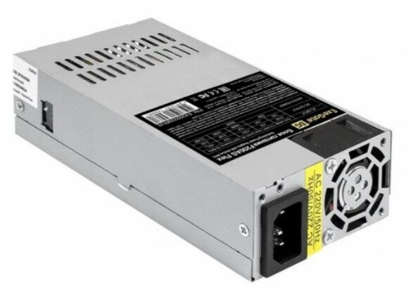 Блок питания 200W ExeGate F200AS (Flex ATX for ITX case APFC КПД 80% (80 PLUS) 4cm fan 24pin 4+4pin 3xSATA 2xIDE)