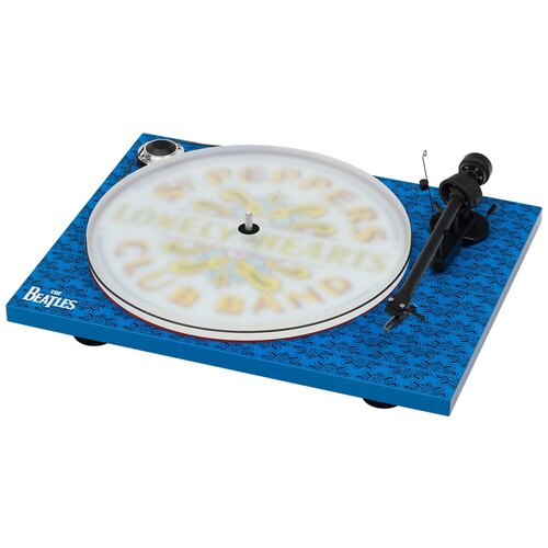 Виниловый проигрыватель Pro-Ject Essential III Sgt. Pepper‘s Drum синий