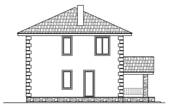 Проект газобетонного дома Catalog-Plans-40-04BY (157,29кв.м, 10x9,5м, газобетон 400) - фотография № 6