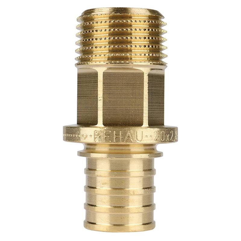 фото Переходник Rehau Rautitan 14563141001 с наружной резьбой 20-R 1/2 RX+ (Рехау)