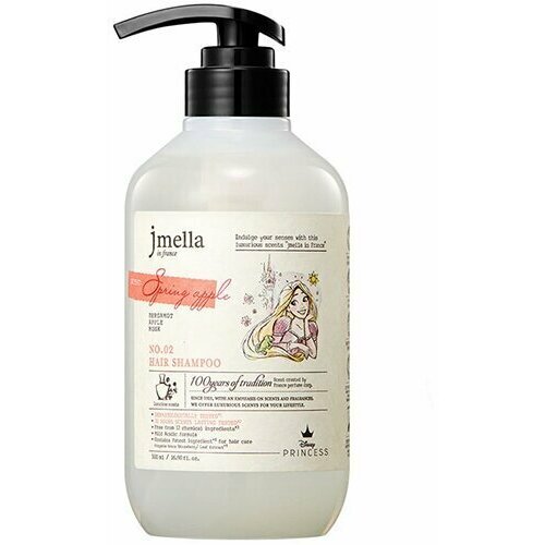 Шампунь Jmella Парфюмированный шампунь для всех типов волос / In France Sparkling Rose Hair Shampoo 500 мл
