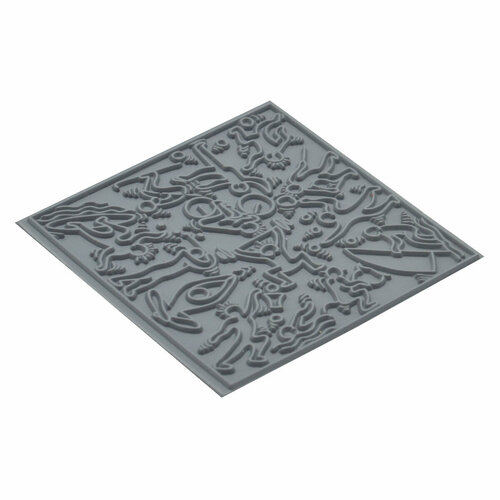 Текстура для пластики резиновая "Спорт", 9x9 см, арт. CE95024