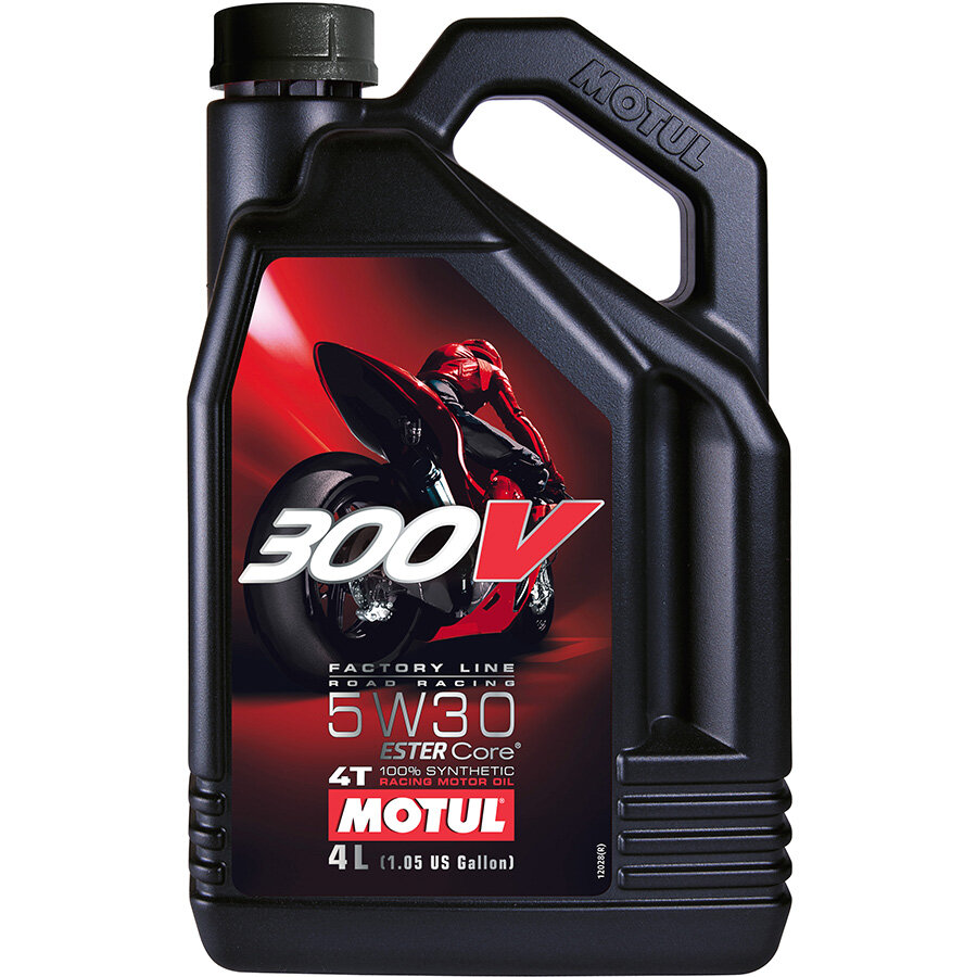 Синтетическое моторное масло Motul 300V Factory Line Road Racing 5W30 — фото 8