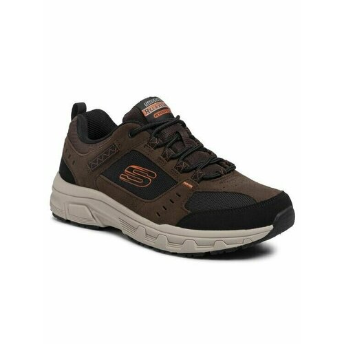 Кроссовки SKECHERS, натуральная кожа, размер 45, коричневый