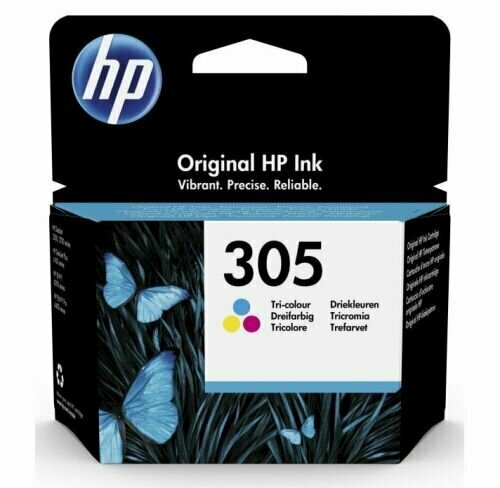 Картридж струйный HP 3YM60AE 305 трёхцветный (100 стр)