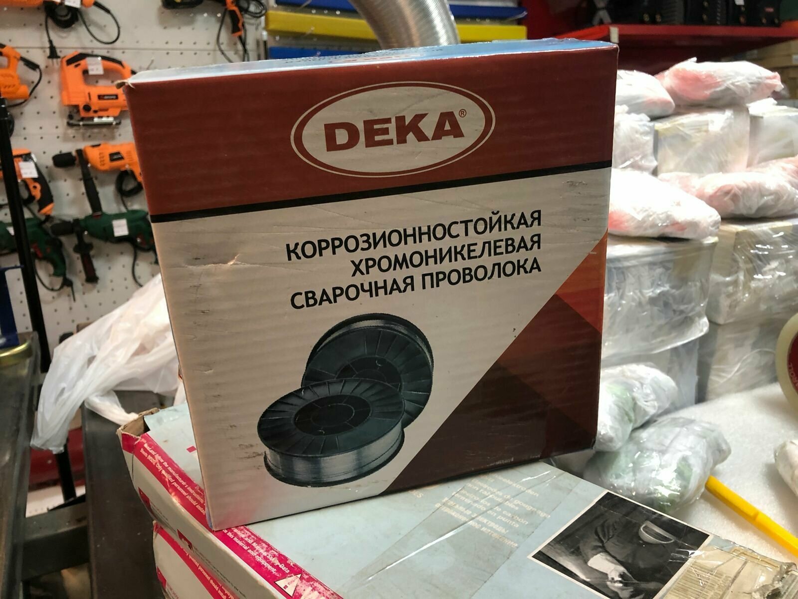 Нержавеющая сварочная проволока DEKA ER-308LSi 08мм по 1 кг