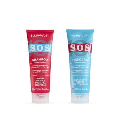Набор шампунь + маска-суфле Happy Hair SOS без сульфатов 250/250 мл