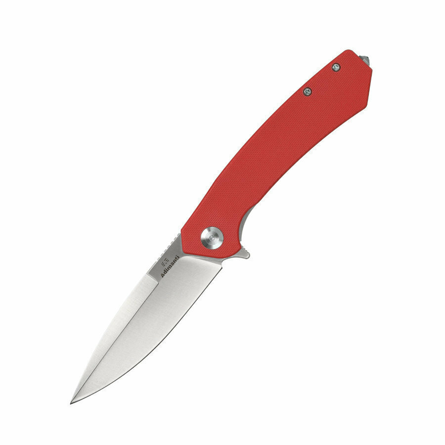Нож туристический складной (флиппер) Adimanti Skimen-RD красный, сталь D2