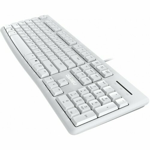 Клавиатура проводная Dareu LK185 White белый мембранная 104 клавиши ENRU 18м размер 440x147x22мм 108600₽