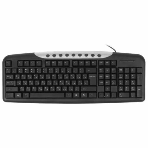 Клавиатура Defender HM-830 RU черный полноразмерная 328400₽