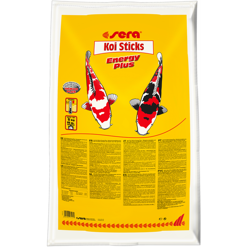 Корм для прудовых рыб Sera Koi Sticks Energy Plus Nature 40 л (5 кг)