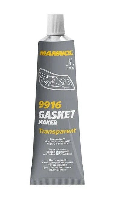 Универсальный силиконовый клей-герметик для ремонта автомобиля Mannol Gasket Maker 9916/2410 0085 кг