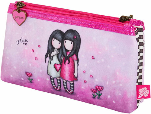 Пенал двойной Gorjuss Sparkle & Bloom You Can Have Mine Санторо для девочек